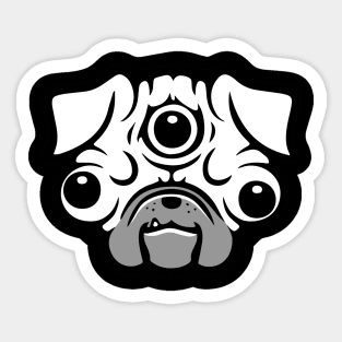 Pineal Pug Sticker